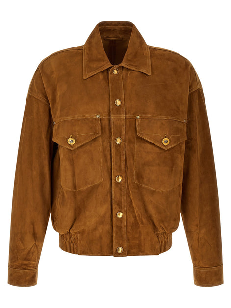 Suede blouson
