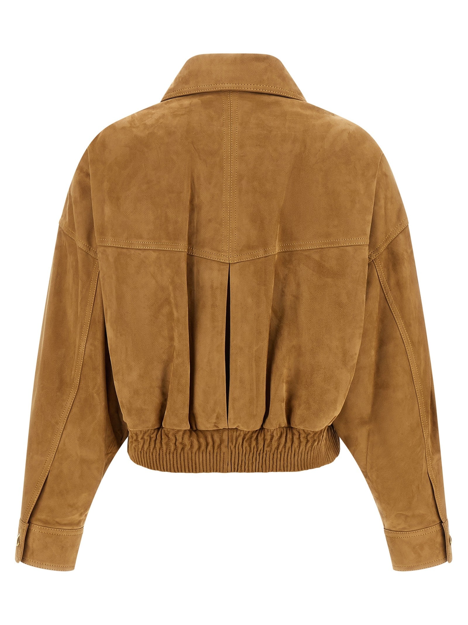 Suede blouson