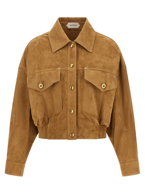 Suede blouson