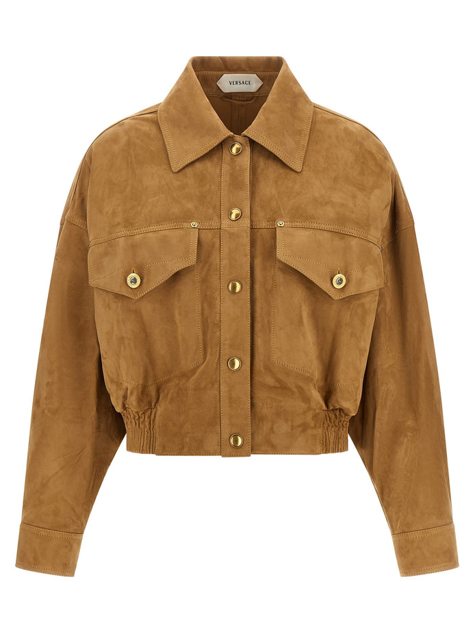 Suede blouson