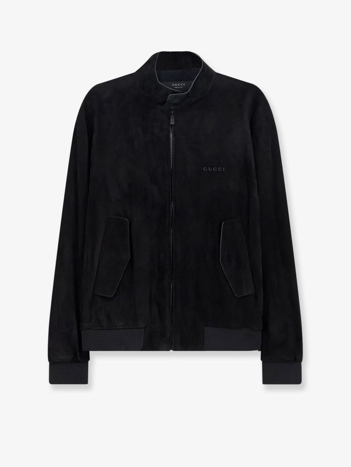 Suede bomber