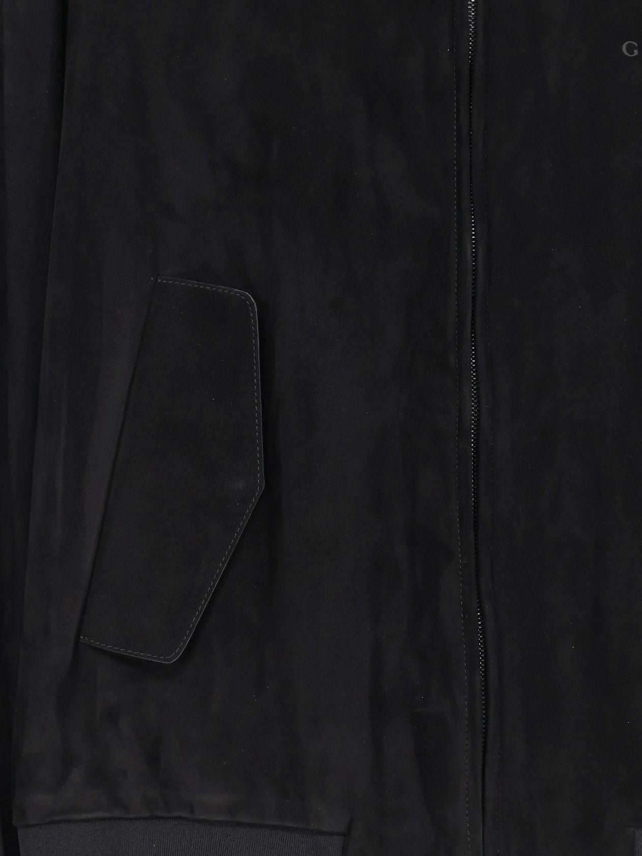 Suede bomber