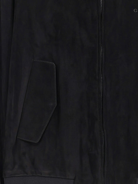 Suede bomber