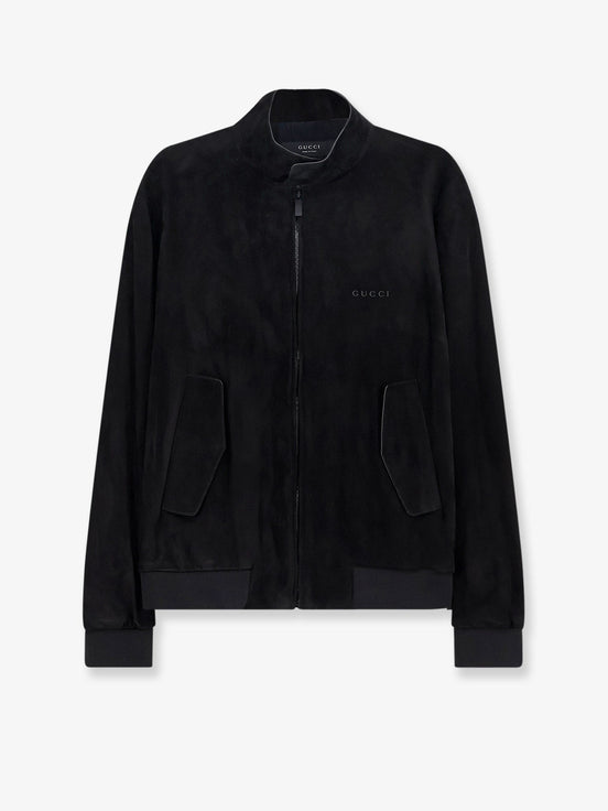 Suede bomber