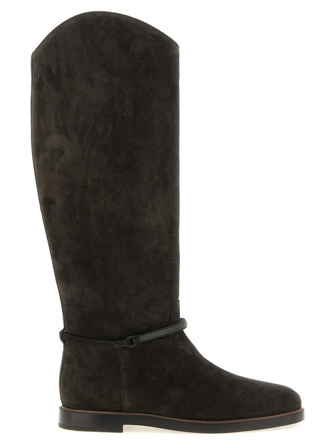 Suede boots