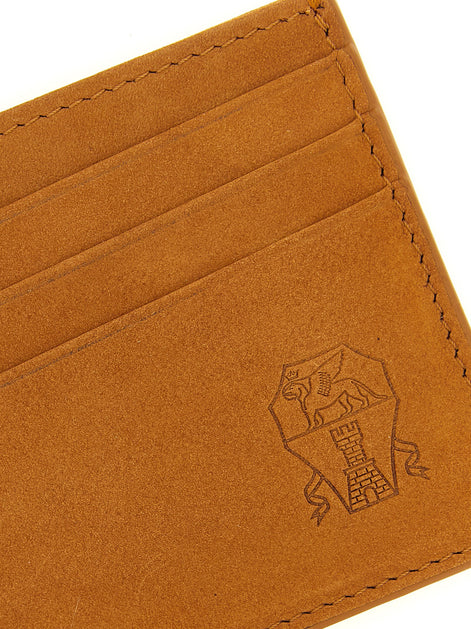 Brunello Cucinelli Suede card holder
