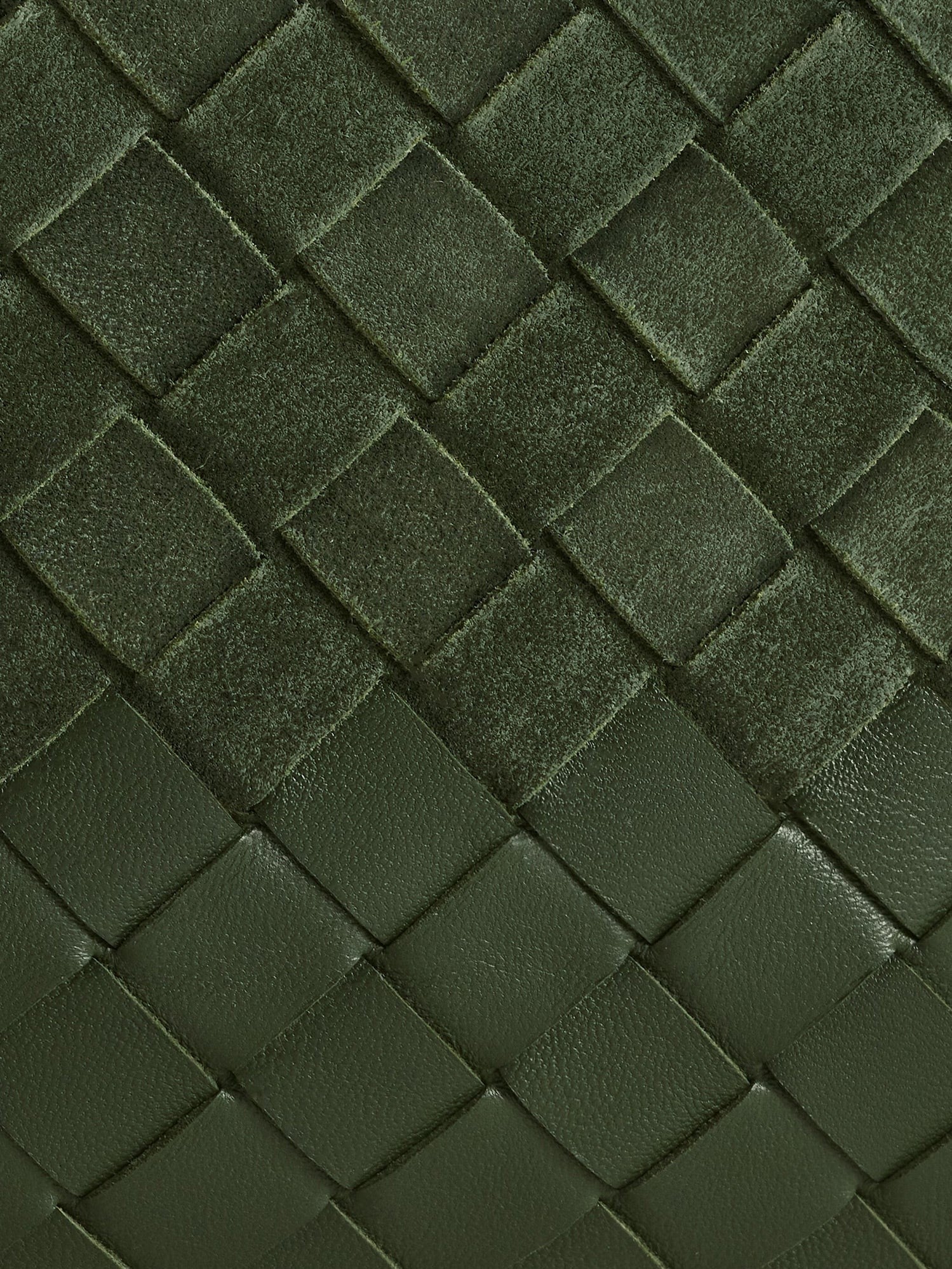 Suede Dustbag with Intrecciato motif