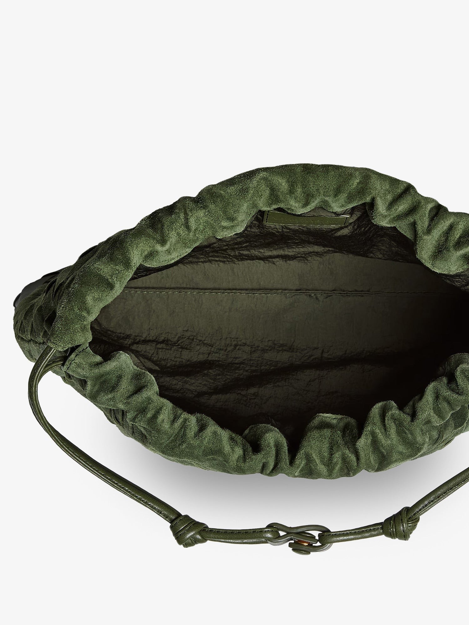 Suede Dustbag with Intrecciato motif