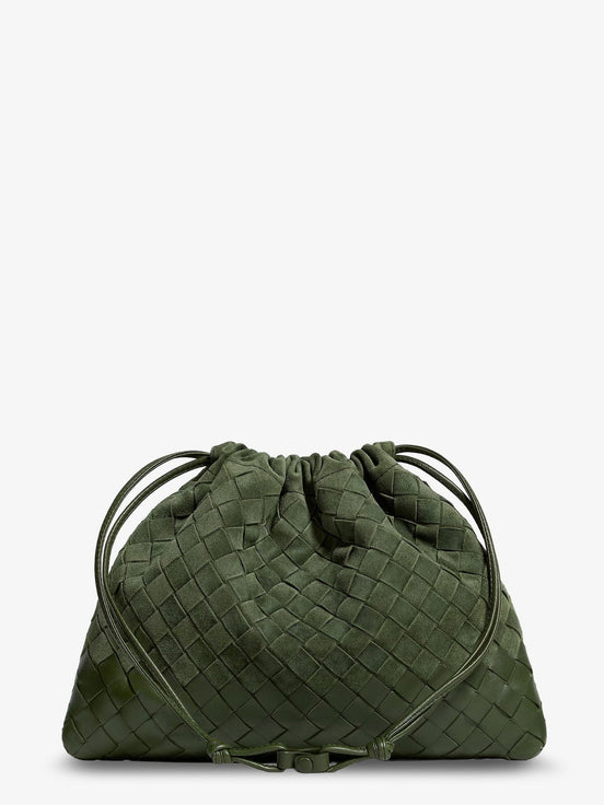 Suede Dustbag with Intrecciato motif