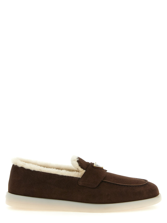 Suede loafers