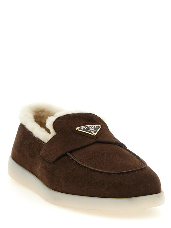 PRADA Suede loafers