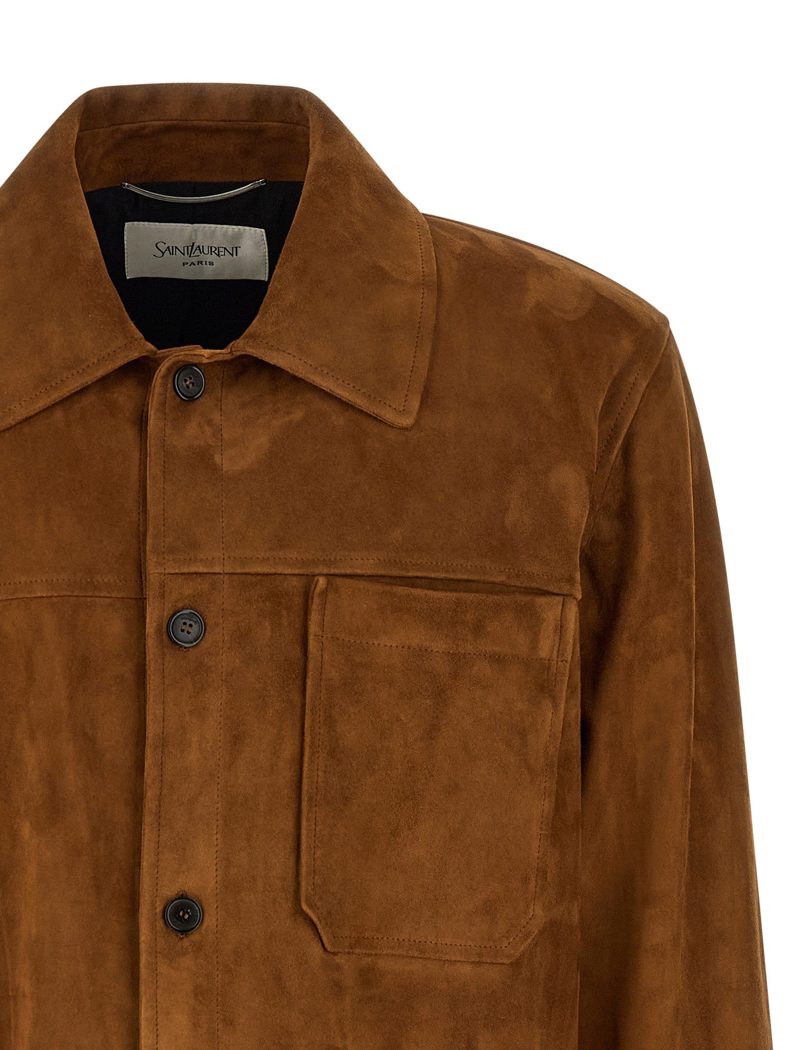 Suede overshirt