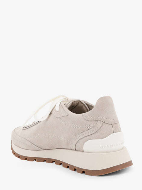 Brunello Cucinelli Suede sneakers with Monili embellishment