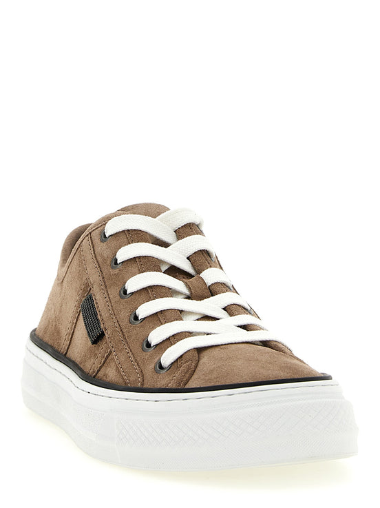 Suede sneakers