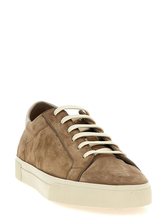 Suede sneakers