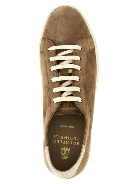 Suede sneakers