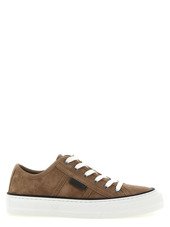 Suede sneakers