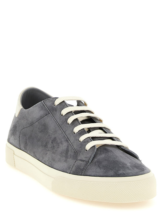 Suede sneakers