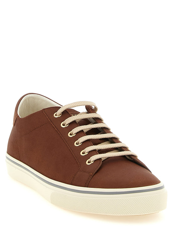 Suede sneakers