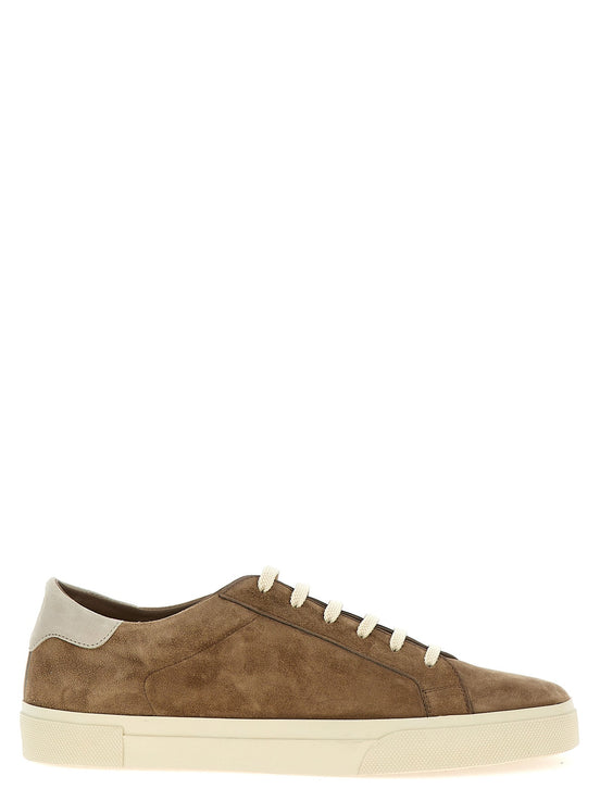 Suede sneakers