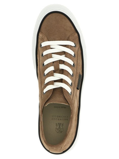 Suede sneakers