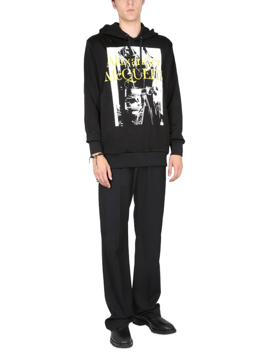 SWEATSHIRT WITH ATELIER PRINT