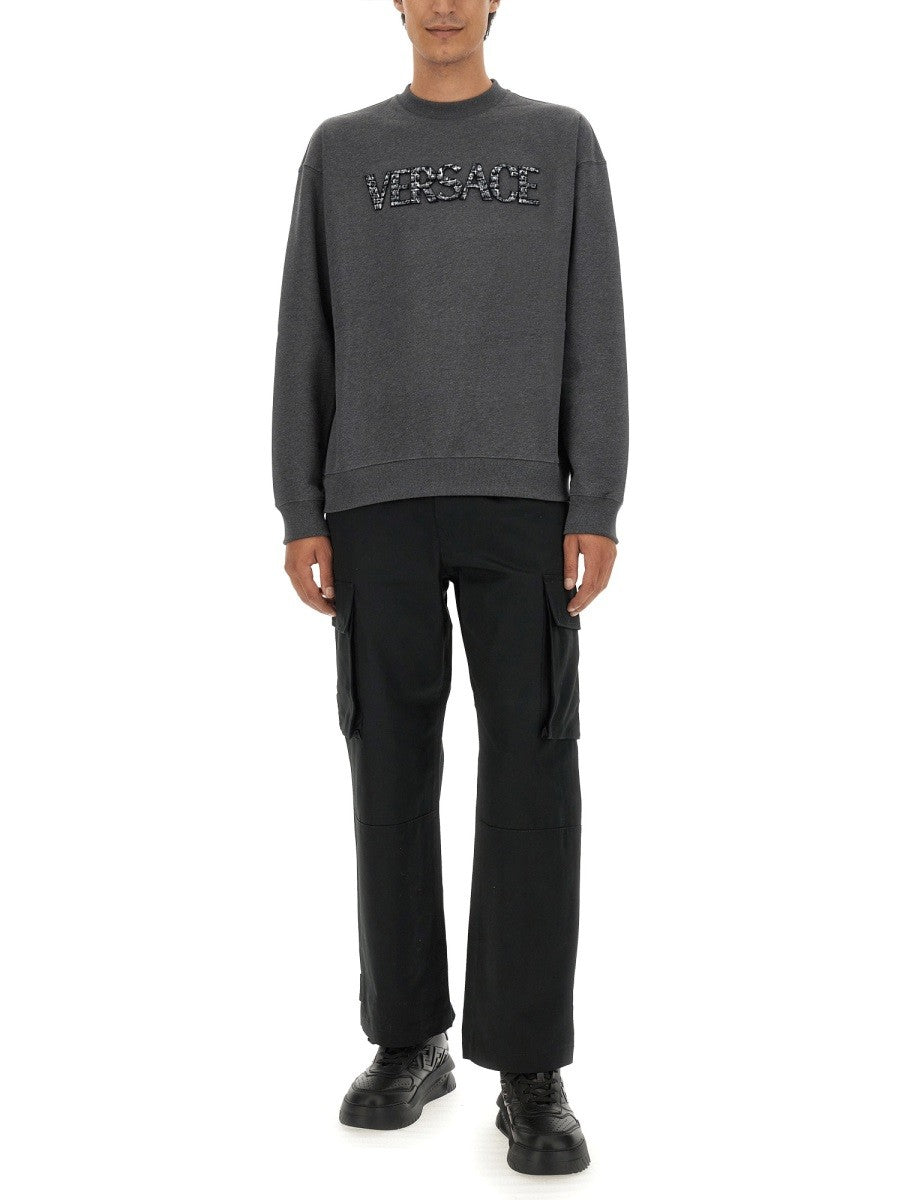 SWEATSHIRT WITH CROCODILE LOGO