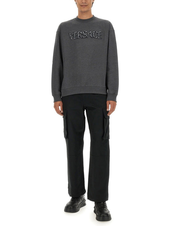 SWEATSHIRT WITH CROCODILE LOGO