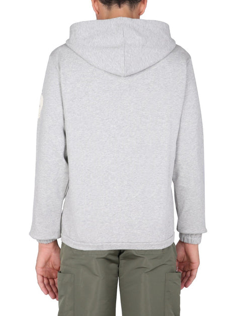 SWEATSHIRT WITH EMBROIDERED SKULL