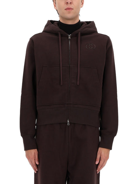 SWEATSHIRT WITH LOGO EMBROIDERY