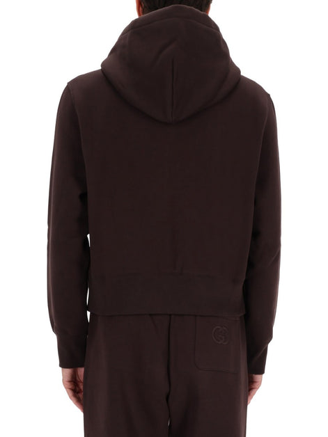 SWEATSHIRT WITH LOGO EMBROIDERY