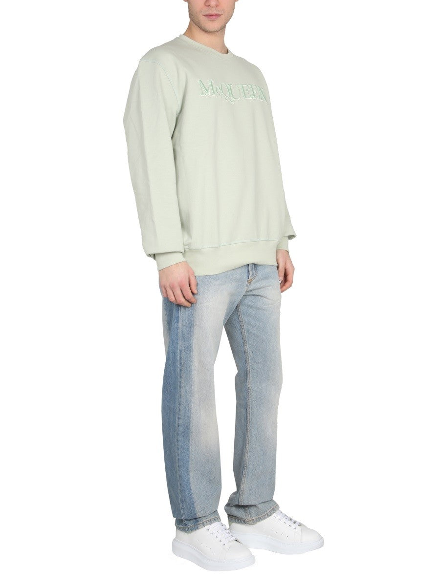 SWEATSHIRT WITH LOGO EMBROIDERY