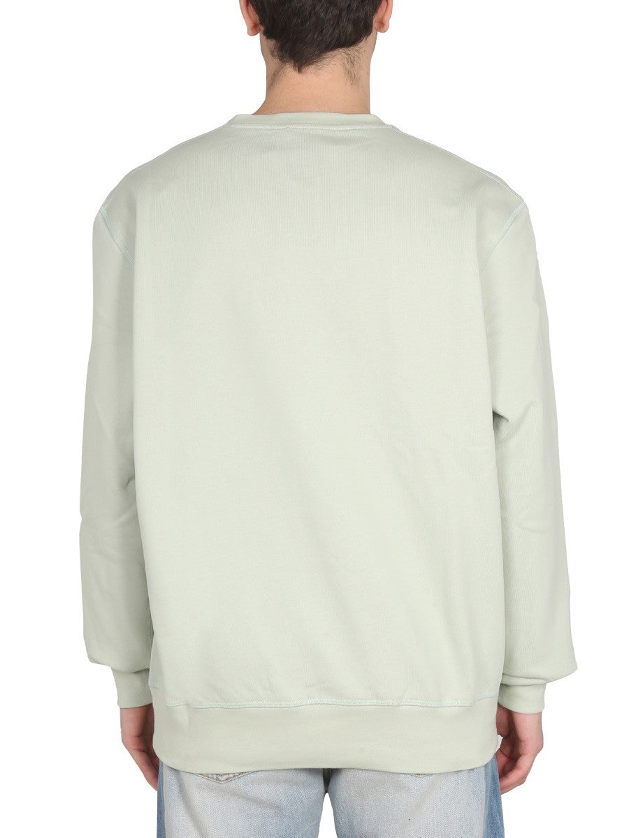 SWEATSHIRT WITH LOGO EMBROIDERY