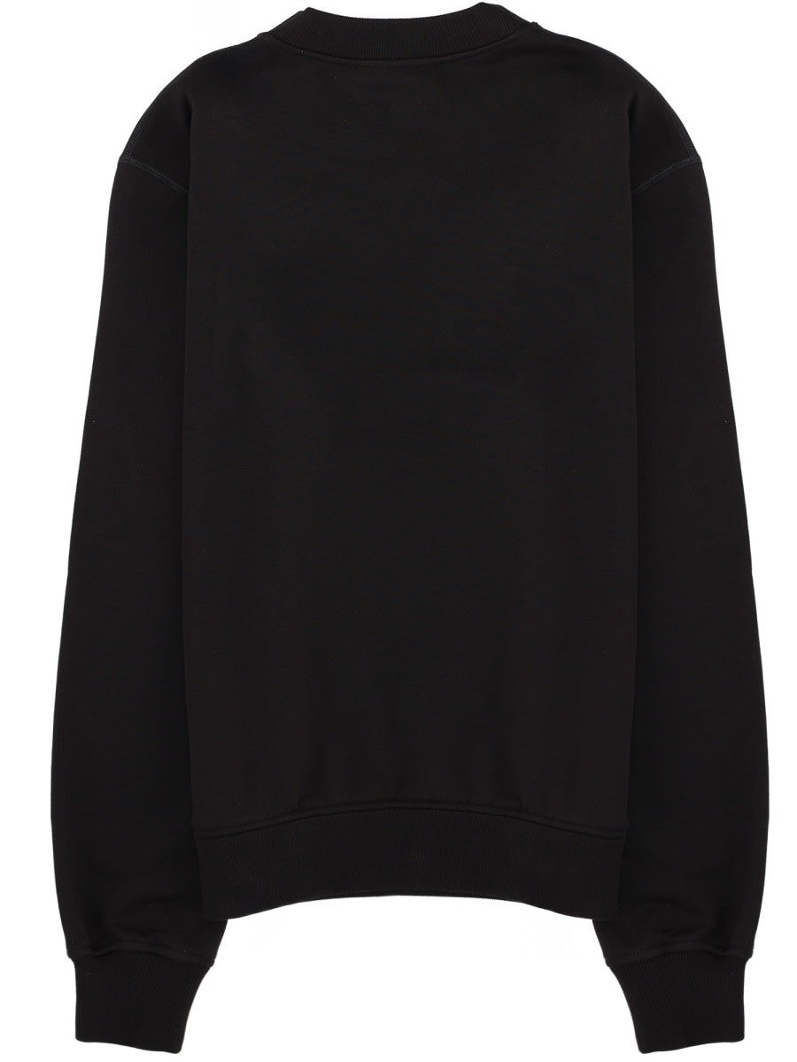 SWEATSHIRT WITH LOGO PATCH