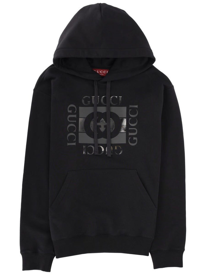 SWEATSHIRT WITH LOGO PRINT