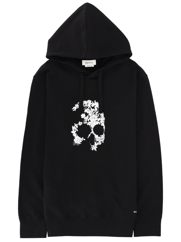 SWEATSHIRT WITH "SKULL MOTIF"