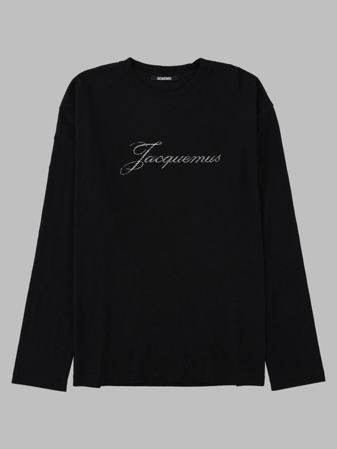 T-shirt a Maniche Lunghe con Logo