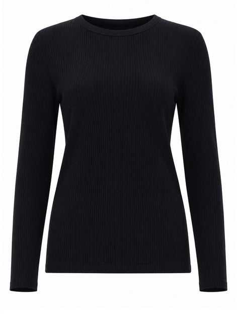 T-SHIRT A MANICHE LUNGHE IN JERSEY