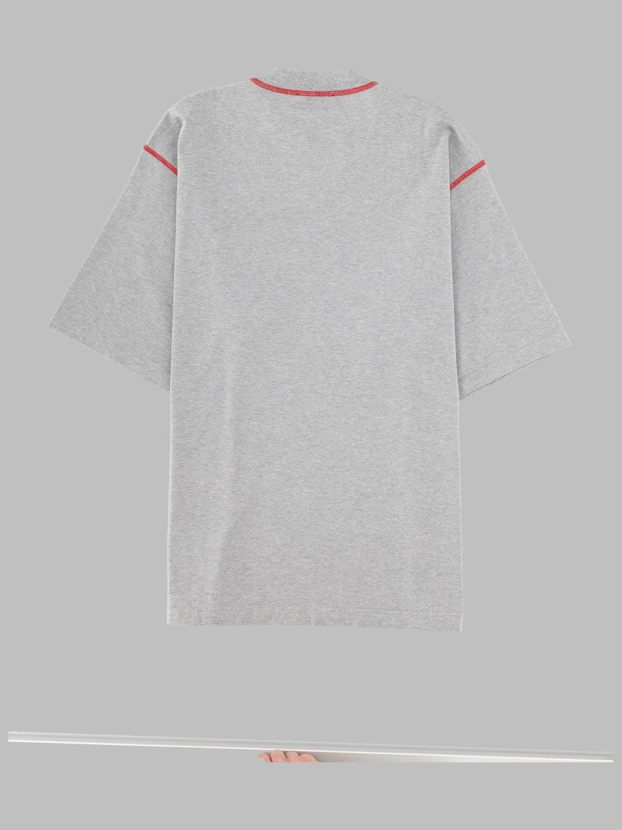 T-SHIRT CON LOGO RICAMATO