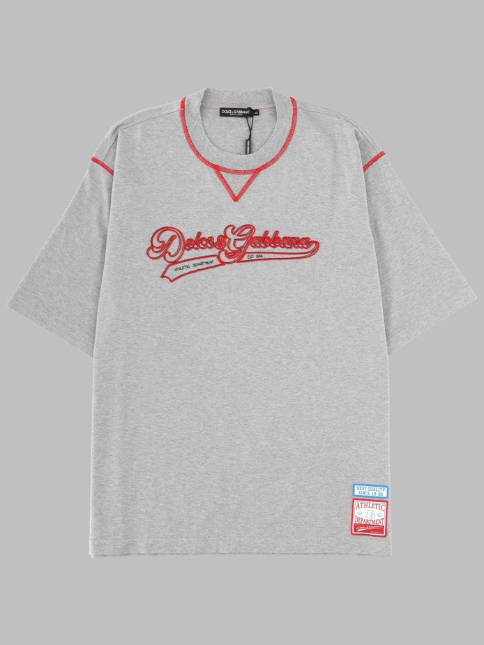 T-SHIRT CON LOGO RICAMATO