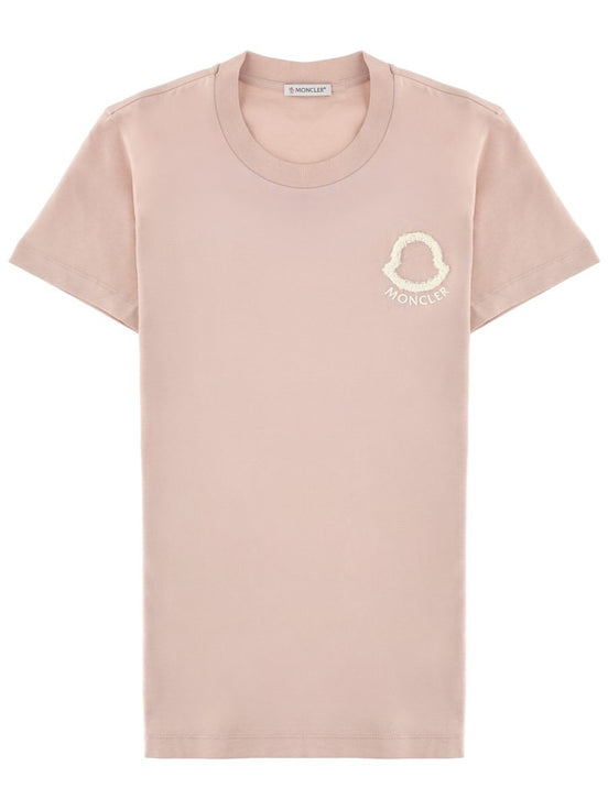 T-SHIRT CON LOGO RICAMATO