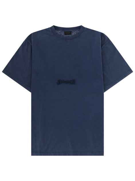T-SHIRT CON LOGO RICAMATO
