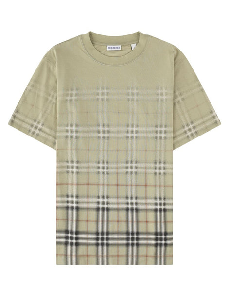 t-shirt con stampa check