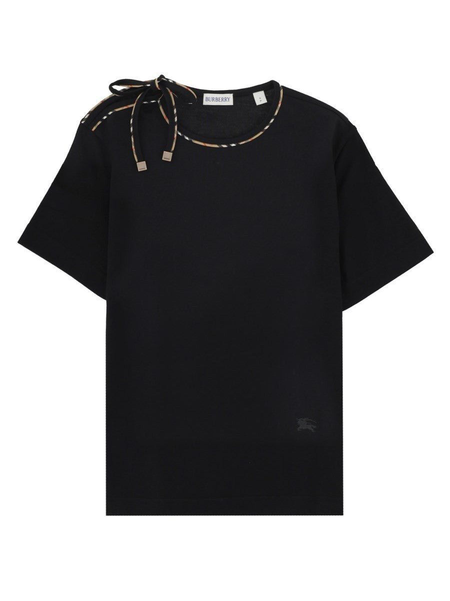 T-SHIRT IN COTONE CON FIOCCO