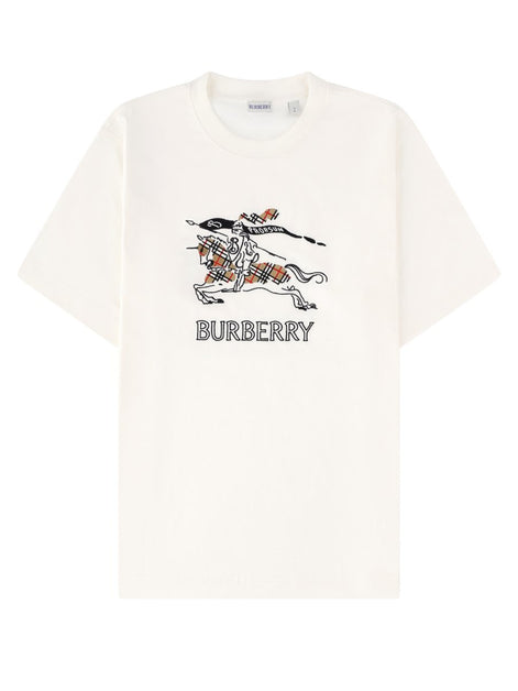 T-shirt in cotone con Knight Check