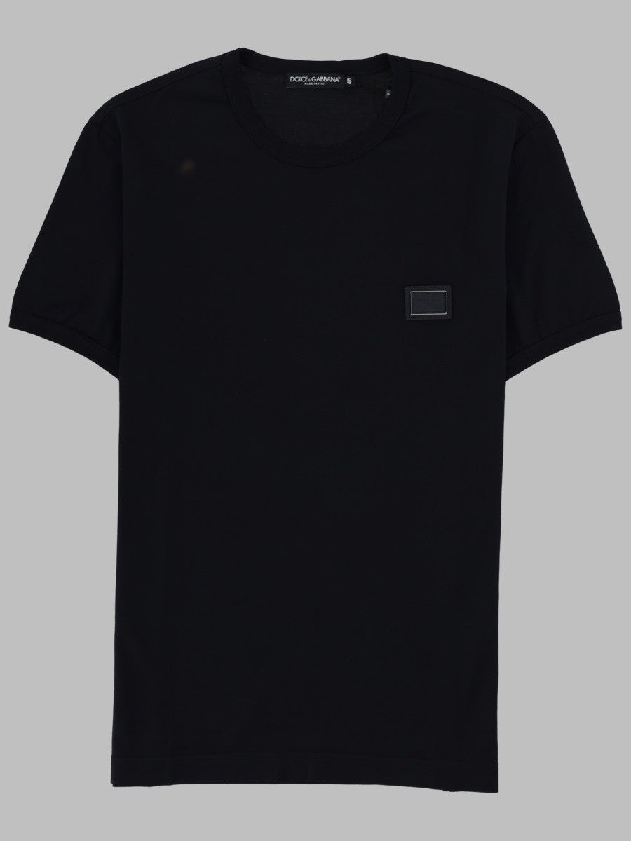 T-SHIRT IN COTONE CON PLACCA