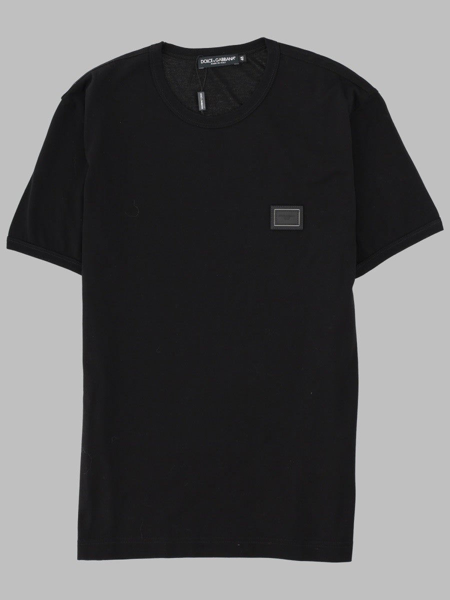 T-SHIRT IN COTONE CON PLACCA