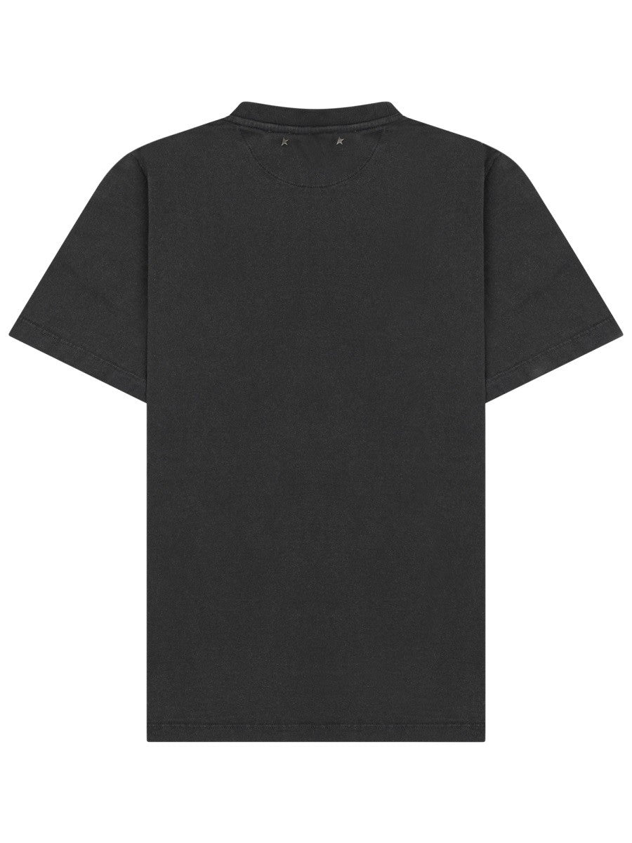 T-SHIRT IN JERSEY DISTRESSED CON LOGO