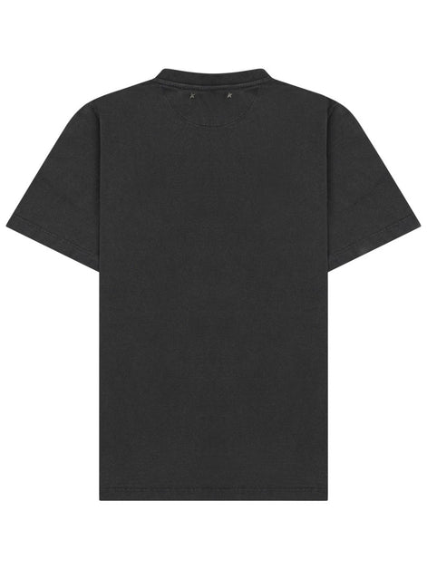 T-SHIRT IN JERSEY DISTRESSED CON LOGO