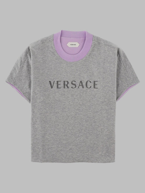 T-Shirt Reversibile Con Logo